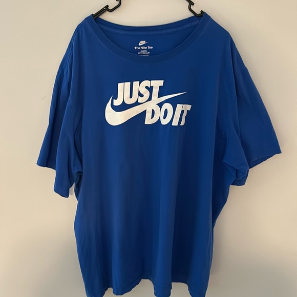 Nike Other - NIKE Just do it blue tee Size 3XL